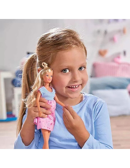 S105733426,Set Simba Steffi Love Welcom Surprise Family papusa Steffy 29 cm, papusa Kevin 29 cm, papusa Evi 12 cm si accesorii