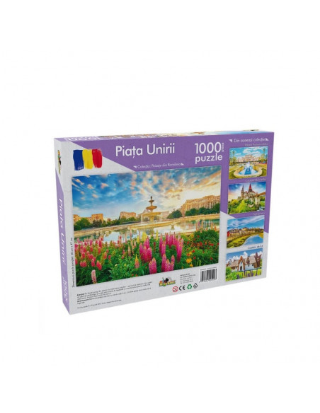 Puzzle Noriel - Peisaje din Romania - Piata Unirii, 1000