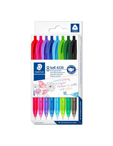 ST-4230-M-C8,Pix cu mecanism STAEDTLER 4230-M 8 BUC./SET