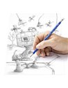 ST-132-46,Creion Norica cu guma HB STAEDTLER