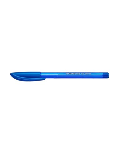 ST-4320-M-3,Pix stick unica folosinta cu capac STAEDTLER, Albastru