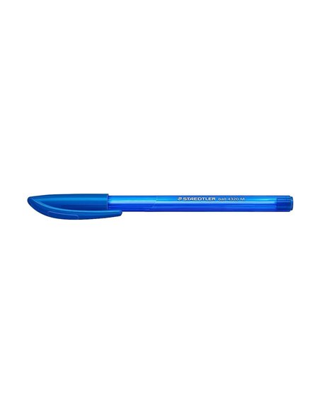 ST-4320-M-3,Pix stick unica folosinta cu capac STAEDTLER, Albastru