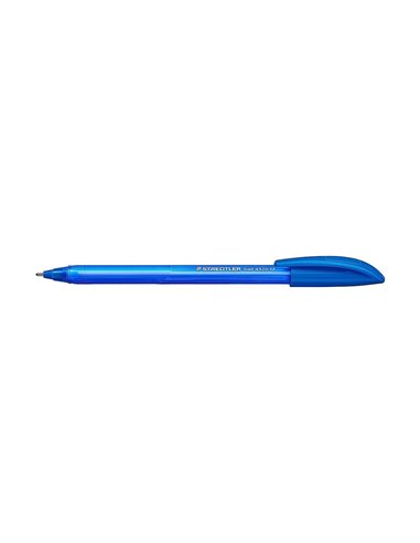 ST-4320-M-3,Pix stick unica folosinta cu capac STAEDTLER, Albastru
