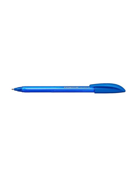 ST-4320-M-3,Pix stick unica folosinta cu capac STAEDTLER, Albastru