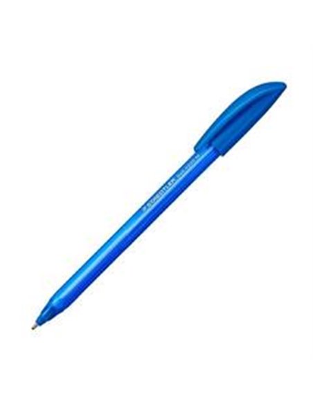 ST-4320-M-3,Pix stick unica folosinta cu capac STAEDTLER, Albastru