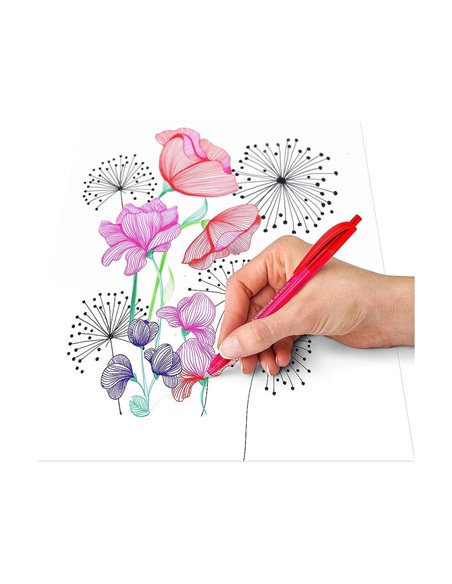 ST-4230-M-3,Pix stick unica folosinta cu mecanism STAEDTLER, Albastru