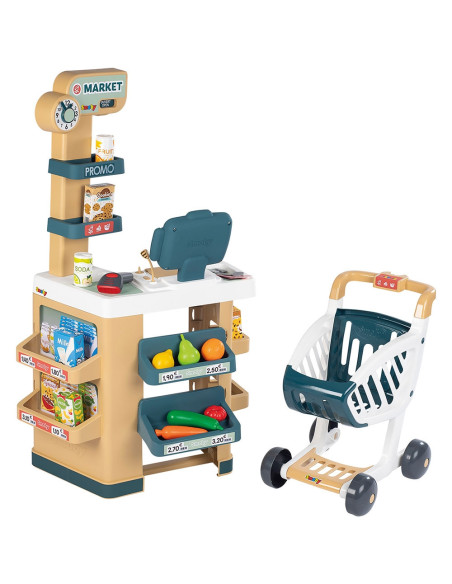 S7600350238,Magazin pentru copii Smoby Market cu 34 accesorii