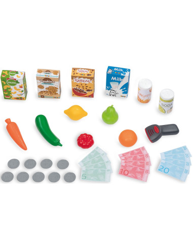 S7600350238,Magazin pentru copii Smoby Market cu 34 accesorii