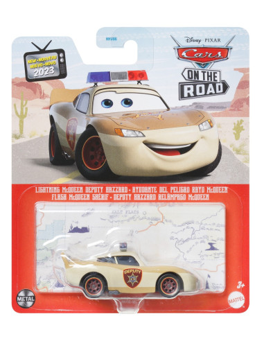 MTDXV29_HKY55,Masinuta Metalica Cars3 Personajul Fulger Mcqueen Deputy Hazzard