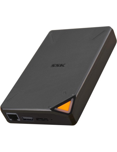 NAS SSK Cloud SSM-F200 Portable Smart WiFi Storage negru Open