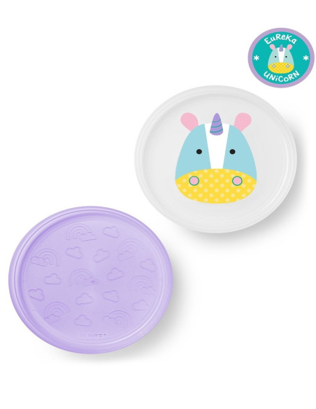 BS-252240,Skip Hop Set farfurii anti-alunecare - Unicorn