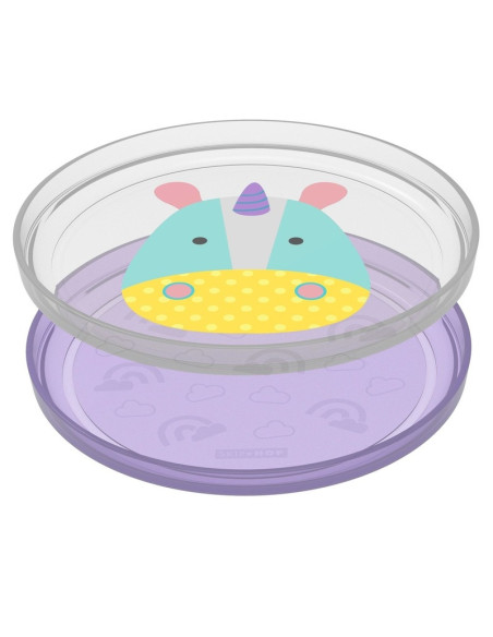 BS-252240,Skip Hop Set farfurii anti-alunecare - Unicorn