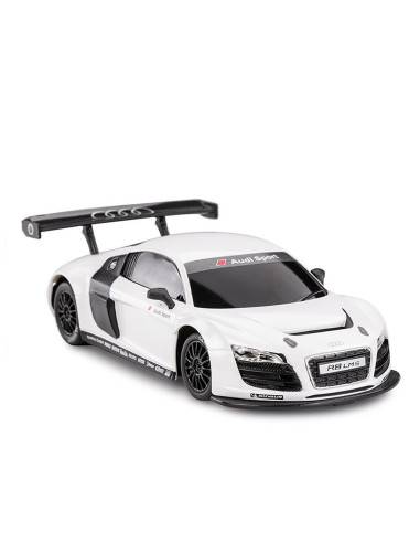 Ras46800_Alb,Masina Cu Telecomanda Audi R8 Alb Cu Scara 1 La 24