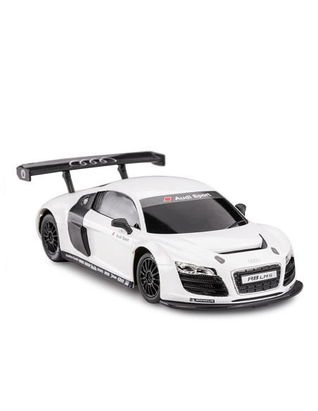 Ras46800_Alb,Masina Cu Telecomanda Audi R8 Alb Cu Scara 1 La 24