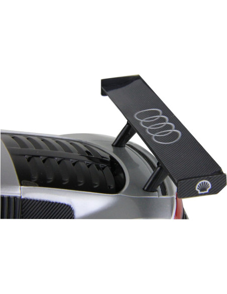 Ras46800_Argintiu,Masina Cu Telecomanda Audi R8 Argintiu Cu Scara 1 La 24