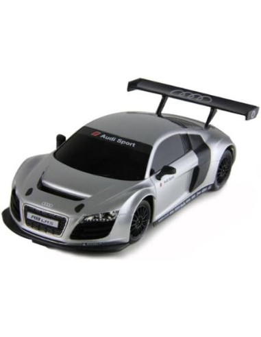 Ras46800_Argintiu,Masina Cu Telecomanda Audi R8 Argintiu Cu Scara 1 La 24