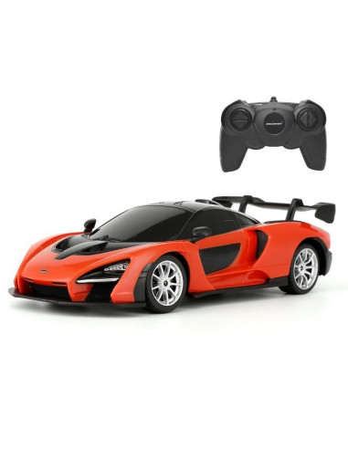 Ras96700_Portocaliu,Masina Cu Telecomanda Mclaren Senna Portocaliu Cu Scara 1 La 24