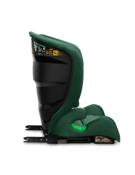 TERO-1863,Scaun auto Caretero NIMBUS i-Size Isofix 100-150 cm / 4-12 ani Verde Inchis TERO-1863,Scaun auto Caretero NIMBUS i-Size Isofix 100-150 cm / 4-12 ani Verde Inchis