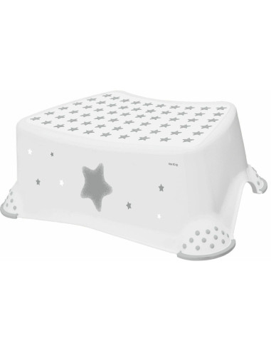 BN-4052396045017,Inaltator de baie antiderapant, Tomek, Cu baza antialunecare, 40.5 x 28.5 x 14 cm, Keeeper, Stars Cosmic White