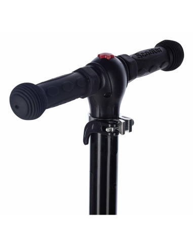 BN-67310,Trotineta Zik Zak cu lumini LED pentru baietei, Pliabila si compacta, Platforma antiderapanta, Ghidon reglabil, Rulment