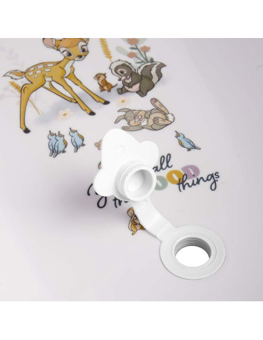 BN-4052396092851,Cadita ergonomica de baie cu dop de scurgere, Maria, 84 x 49 x 30 cm, Keeeper, Bambi, Nordic White