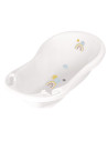 BN-4052396093124,Cadita ergonomica de baie cu dop de scurgere, Maria, 84 x 49 x 30 cm, Keeeper, Rainbow