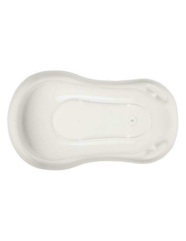 BN-4052396093124,Cadita ergonomica de baie cu dop de scurgere, Maria, 84 x 49 x 30 cm, Keeeper, Rainbow
