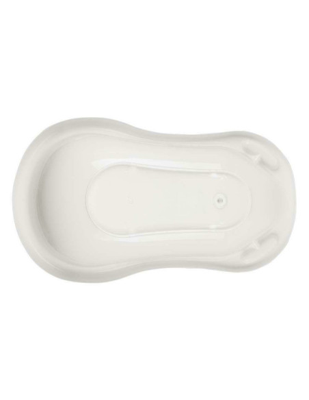 BN-4052396093124,Cadita ergonomica de baie cu dop de scurgere, Maria, 84 x 49 x 30 cm, Keeeper, Rainbow