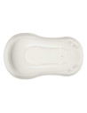 BN-4052396093124,Cadita ergonomica de baie cu dop de scurgere, Maria, 84 x 49 x 30 cm, Keeeper, Rainbow