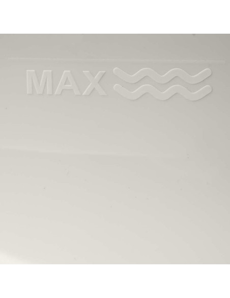 BN-4052396093124,Cadita ergonomica de baie cu dop de scurgere, Maria, 84 x 49 x 30 cm, Keeeper, Rainbow