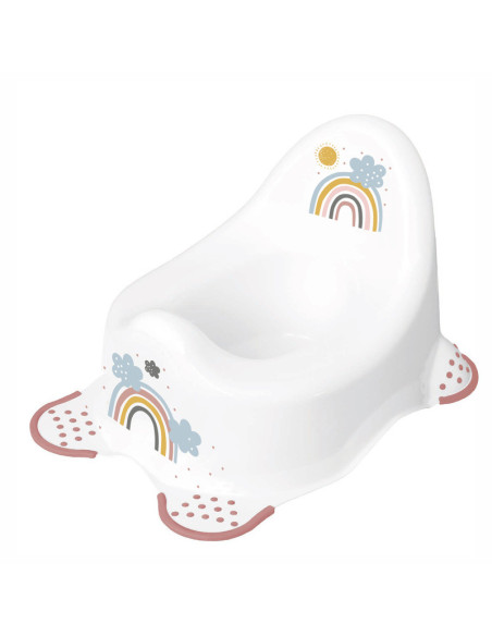 BN-4052396093131,Olita copii anatomica, Adam, Cu functie antialunecare, Cu spatar inalt, 38 x 27 x 23.5 cm, Keeeper, Rainbow