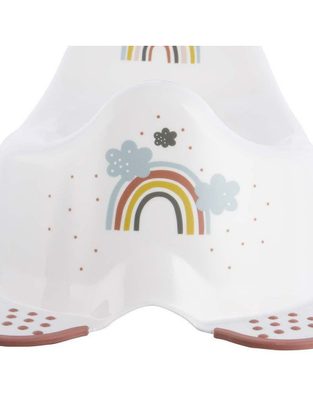 BN-4052396093131,Olita copii anatomica, Adam, Cu functie antialunecare, Cu spatar inalt, 38 x 27 x 23.5 cm, Keeeper, Rainbow