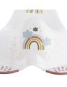 BN-4052396093131,Olita copii anatomica, Adam, Cu functie antialunecare, Cu spatar inalt, 38 x 27 x 23.5 cm, Keeeper, Rainbow