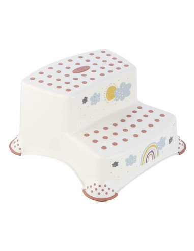 BN-4052396093162,Scaunel Inaltator WC in Doua Trepte, Suprafata antiderapanta, Igor, 40 x 37 x 21 cm, Keeeper, Rainbow