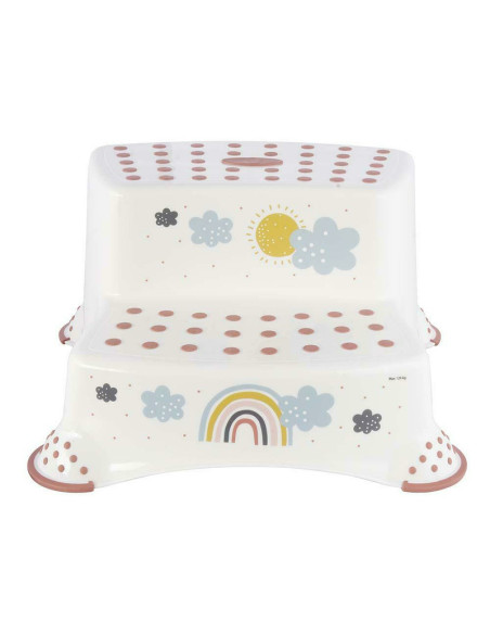 BN-4052396093162,Scaunel Inaltator WC in Doua Trepte, Suprafata antiderapanta, Igor, 40 x 37 x 21 cm, Keeeper, Rainbow