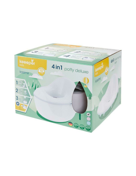 BN-4052396080315,Olita 4 in 1, Multifunctionala, Kasimir Deluxe, 34.9 x 31.5 x 26.2 cm, Keeeper, Pure, Nordic White