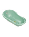 BN-4052396083163,Cadita ergonomica de baie cu dop de scurgere, Maria, 84 x 49 x 30 cm, Keeeper, Funny Farm, Green