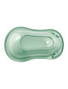 BN-4052396083163,Cadita ergonomica de baie cu dop de scurgere, Maria, 84 x 49 x 30 cm, Keeeper, Funny Farm, Green