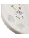 BN-4052396058925,Cadita ergonomica de baie cu dop de scurgere, Maria, 84 x 49 x 30 cm, Keeeper, Hippo, White