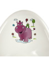 BN-4052396001525,Olita copii anatomica, Adam, Cu functie antialunecare, Cu spatar inalt, 38 x 27 x 23.5 cm, Keeeper, Hippo, Whit