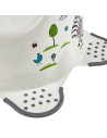 BN-4052396001525,Olita copii anatomica, Adam, Cu functie antialunecare, Cu spatar inalt, 38 x 27 x 23.5 cm, Keeeper, Hippo, Whit