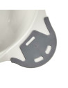 BN-4052396001525,Olita copii anatomica, Adam, Cu functie antialunecare, Cu spatar inalt, 38 x 27 x 23.5 cm, Keeeper, Hippo, Whit