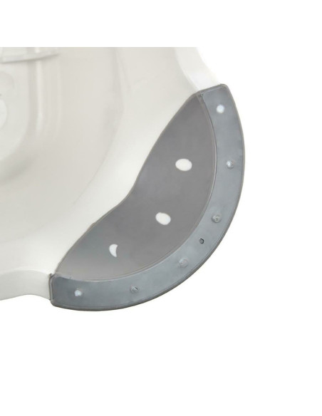 BN-4052396059137,Inaltator de baie antiderapant, Tomek, Cu baza antialunecare, 40.5 x 28.5 x 14 cm, Keeeper, Hippo, White