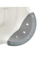 BN-4052396059137,Inaltator de baie antiderapant, Tomek, Cu baza antialunecare, 40.5 x 28.5 x 14 cm, Keeeper, Hippo, White