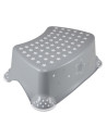 BN-4052396045000,Inaltator de baie antiderapant, Tomek, Cu baza antialunecare, 40.5 x 28.5 x 14 cm, Keeeper, Stars, Nordic Grey