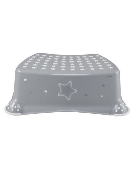 BN-4052396045000,Inaltator de baie antiderapant, Tomek, Cu baza antialunecare, 40.5 x 28.5 x 14 cm, Keeeper, Stars, Nordic Grey