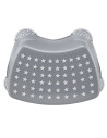 BN-4052396045000,Inaltator de baie antiderapant, Tomek, Cu baza antialunecare, 40.5 x 28.5 x 14 cm, Keeeper, Stars, Nordic Grey