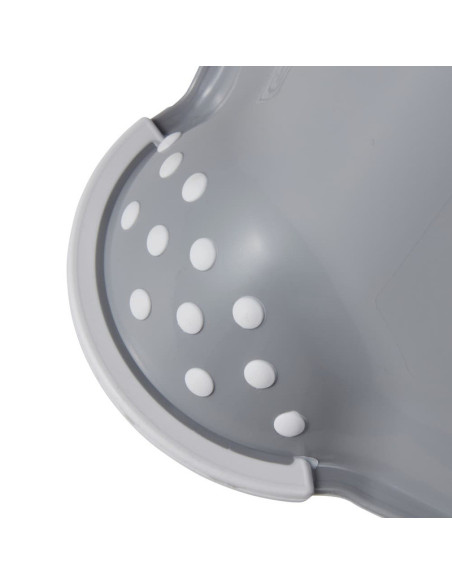 BN-4052396045000,Inaltator de baie antiderapant, Tomek, Cu baza antialunecare, 40.5 x 28.5 x 14 cm, Keeeper, Stars, Nordic Grey