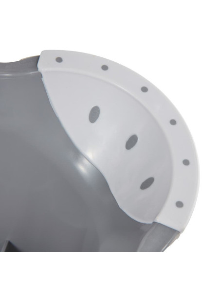 BN-4052396045000,Inaltator de baie antiderapant, Tomek, Cu baza antialunecare, 40.5 x 28.5 x 14 cm, Keeeper, Stars, Nordic Grey