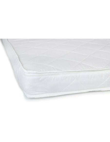 BN-MAT_LTX_140,Saltea pentru patut YappyLatex din cocos si latex, YappyKids, 140x70x8 cm, Alb